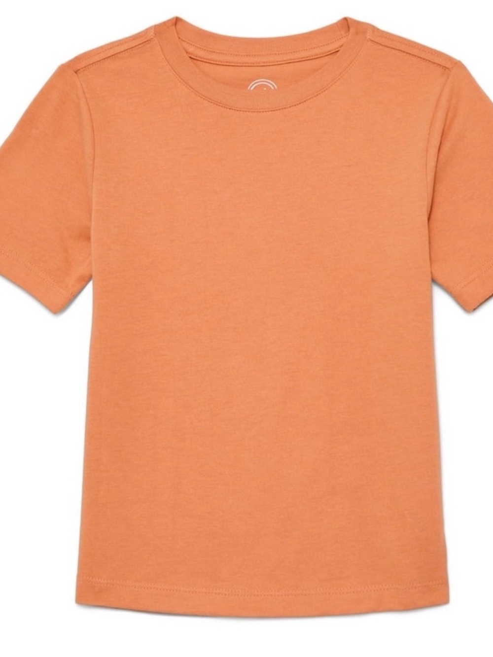 Kids Short Sleeve Crew Neck Tee - Orange